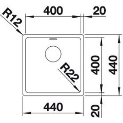 Blanco ANDANO 340-IF 1518307