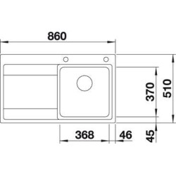 Blanco ANDANO 400/400-U 1518325