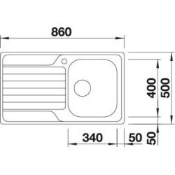 Blanco MEDIAN 45 S 1612662