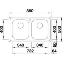 Blanco DINAS 6 S 1328104