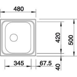 Blanco ANDANO 340-IF 1518307