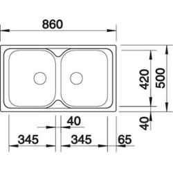 Blanco TIPO 8 COMPACT 1314686