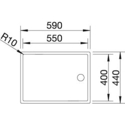 Blanco CLARON 550-T-U 1517276