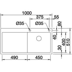 Blanco CLARON 4 S-IF 1513998