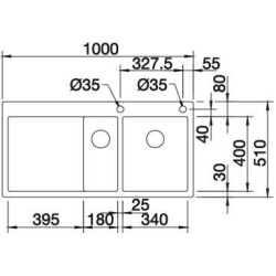 Blanco CLARON 5 S-IF 1514000