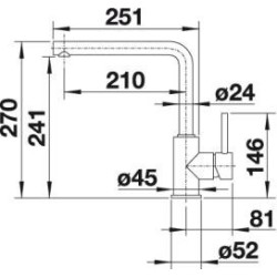 Blanco MIDA L 1519414