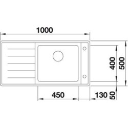 Blanco ANDANO XL 6 S-IF Vasca Sx - 1521012