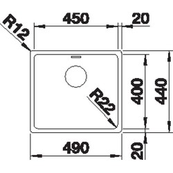 Blanco ANDANO 450-IF - 1519375