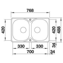 Blanco LANTOS 8-IF Compact - 1620434