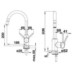 Blanco MIDA-S Cromato 1521454