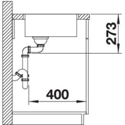 Blanco ZEROX 340 IF DURINOX   1523096