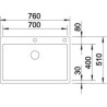 Blanco CLARON 700-IF/A durinox  1523394