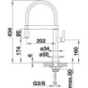 Blanco CULINA-S Mini Effetto Inox 1519844