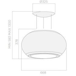 Elica INTERSTELLAR IX/F/65 GLASS - PRF0151808