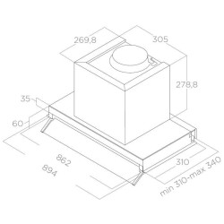 Elica BOX IN PLUS IXGL/A/90 