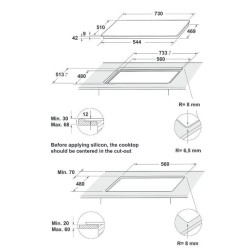 Hotpoint-Ariston HAGS72F/BK - HAGS 72F/BK - F158994 