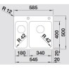 Blanco SOLIS 340/180-IF/A 1526132