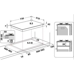 Whirlpool GGMAL7522/IXL - GMAL 7522/IXL