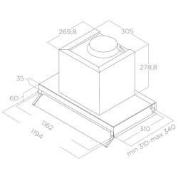 Elica BOXIN LX/BL MAT/A/120 - PRF0172168