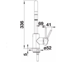 Blanco MIDA-S Nero Opaco 1526653 - 526653