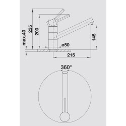 Blanco TIVO-F Cromato 1518408