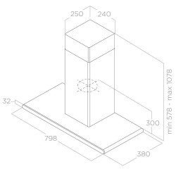 Elica GALAXY WHIX/A/80 - PRF0009822B