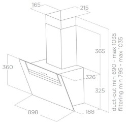 Elica SHEEN S WH/A/90 - PRF0166931