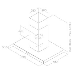 Elica JOY ISLAND BLIX/A/90X60 - PRF0104628A