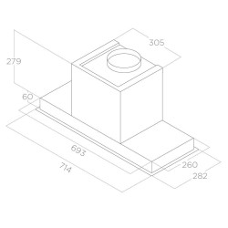 Elica HIDDEN ADVANCE IX/A/72 - PRF0182867