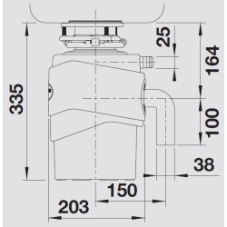 Blanco DISSIPATORE FWD MEDIUM - 1526647 - 526647