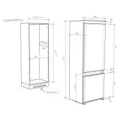 Candy CBL3518F  a sinistra  