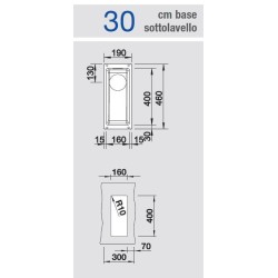 Blanco SUBLINE 160-U Nero 1525981 - 525981