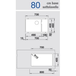 Blanco SUBLINE 700-U Level Antracite 1518390