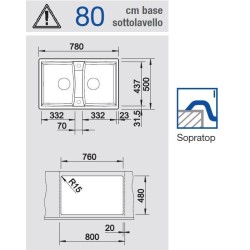 Blanco SONA 8 Caffè 1535063 - 535063