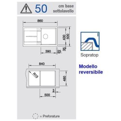 Blanco METRA 5 S Tartufo	1517349  - 517349 