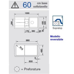 Blanco METRA 6 S Grigio Vulcano 1527300 - 527300