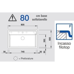 Blanco DALAGO 8-F Caffè 1516645 - 516645 filotop