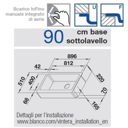 Blanco VINTERA XL 9-UF Antracite 1526101 - 526101