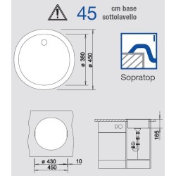 Blanco RONDO Soft White 1527057 - 527057