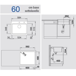 Blanco ETAGON 6 Sopratop Ceramica Nero 1525162 - 525162