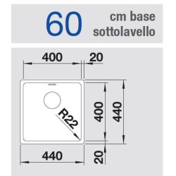 Blanco ANDANO 400-U 1518309    