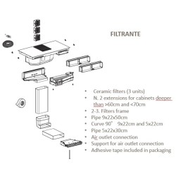 Elica NIKOLATESLA SWITCH BL/F/83 - PRF0146210A filtrante     