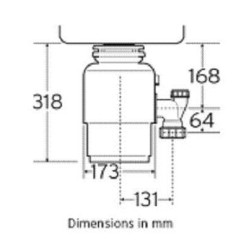 Insinkerator 1972056 MODELLO 56 