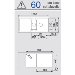 Blanco ADIRA 6 S Grigio Roccia 1527603 - 527603