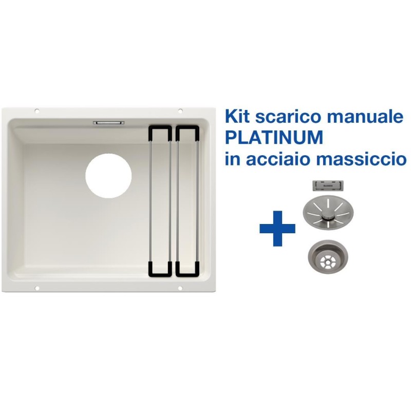 Blanco ETAGON 500-U Bianco + Set Platinum 5522231