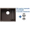 Blanco ETAGON 500-U Caffè + Set Platinum 5522236